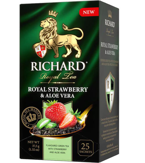 Изображение 6374 Чай 25 шт Richard Royal Strawberry & Aloe Vera к/уп