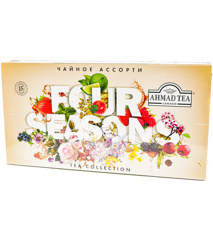 Изображение 3998 Чайное ассорти AHMAD TEA 4 сезона 90пак к/уп