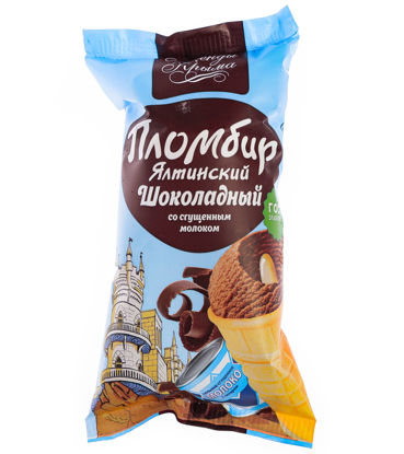 Изображение БЗМЖ 8677 Мороженное стакан шоколадный с сгущ.молоком 80 гр ТМ Легенды Крыма