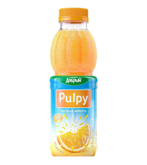 Изображение 7787 Палпи  сокосод-й напиток с Апельсиновой мякотью 0,45 мл пэт ТМ Добрый