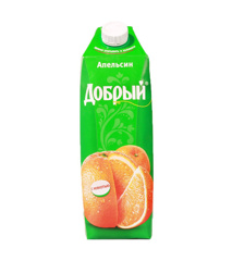 Изображение 8738 Нектар Апельсин 1 л ТМ Добрый 