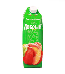 Изображение 8950 Нектар Яблоко-Персик 1 л ТМ Добрый 