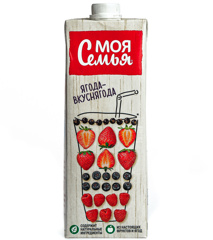 Изображение 1239 Моя семья 0,95л/8шт Ягода-Вкуснягода