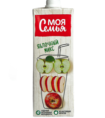 Изображение 1178 Моя семья 0,95л/8шт Яблочный микс