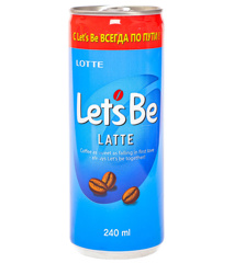 Изображение 6574 Кофе Let's Be в банках 240 мл Latte