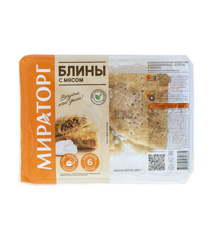 Изображение 2665 Блины 360 г Мираторг с мясом лоток