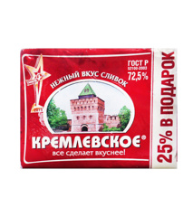Изображение СЗМЖ 1546 Спред фол. раст-жир. 72,5% МОЛ, 180г, ТМ Кремлевское
