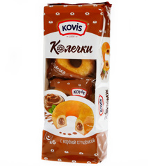 Изображение 7415 Пирожные Kovis 240гр "Колечки" Со сгущенкой