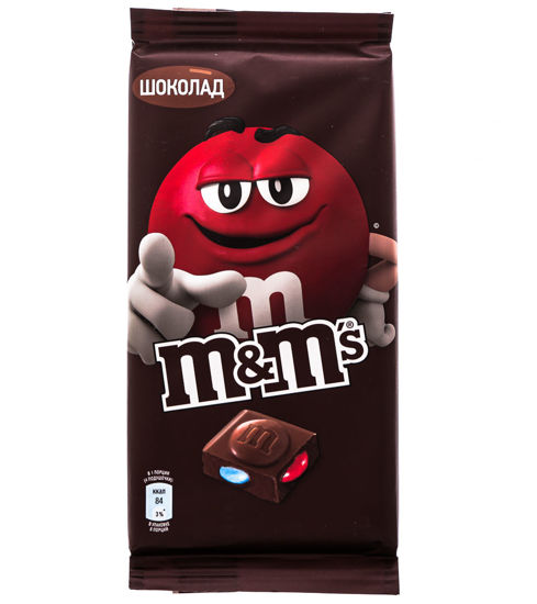 Изображение 0297 Шоколад M&M`s молочный шоколад с разноцветным драже, 125 г