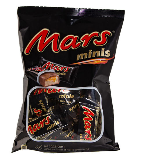 Изображение 2033 Шоколадный батончик MARS МИНИС 182г