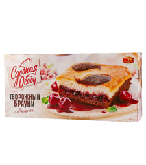 Изображение 0341 Пирог Творожный брауни с вишней 400г Черёмушки