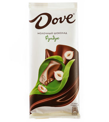 Изображение 2750 Шоколад ТМ Dove Молочный Фундук, 90 г