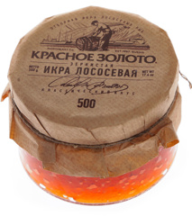 Изображение 0222 Икра Лососевая Красное Золото 500г с/б