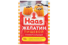 Изображение 0036 Желатин 10 г Haas пищевой м/уп