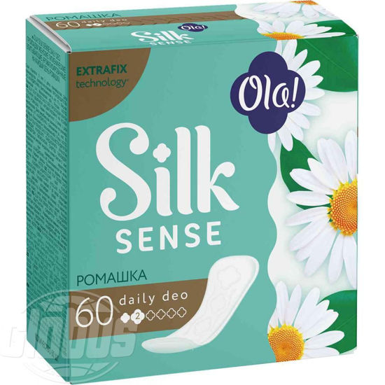 Изображение 0213 Прокладки ежедн. Ola! Silk Sense DAILY DEO Ромашка 60шт