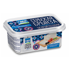 Изображение 0594 Сыр 150 г Dr.Milk мдж 45% Сербская Брынза Dr.Milk, 150г, 12шт/к, 165г с рассолом п/ст