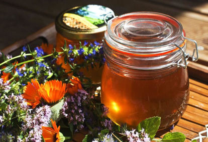 Изображение 0897 Мёд 350 мл Крымский мёд из цветков лесных трав ст/бан