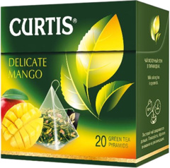 Изображение 1051 Чай Кёртис зеленый пирам. 20п Delicate Mango /12