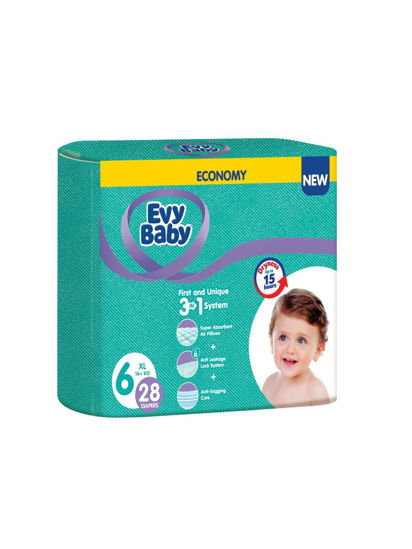 Изображение 1479 Подгузники детские 30 шт EVY BABY XL E TWIN м/уп