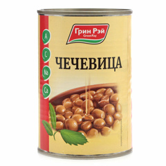 Изображение 1481 Чечевица ТМ GREEN RAY 425мл ж/б