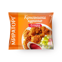 Изображение 1754 Крылышки куриные 400 г Мираторг Crispy (Криспи) м/уп