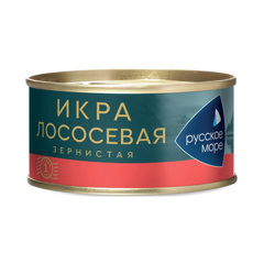 Изображение 1814 Икра лососевая зернистая Русское море 95г с/б