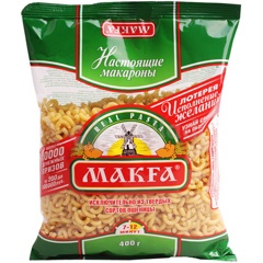 Изображение 1856 Макаронные изделия 400 г Molleto РОЖКИ м/уп