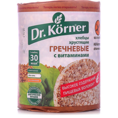 Изображение 2129 Хлебцы Гречневые с вит.Dr.Korner, 100г