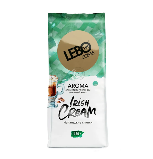 Изображение 2177 Кофе 150 г LEBO AROMA IRISH CREAM молотый м/уп