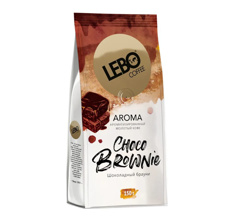Изображение 2191 Кофе 150 г LEBO AROMA CHOCO BROWNIE молотый м/уп