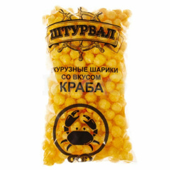 Изображение 2228 Кукурузные шарики со вкусом краба,150г ТМ"Штурвал"