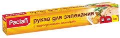 Изображение 2242 Рукав 3м  ТМ Paclan для запекания 29,5см к/уп
