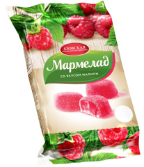 Изображение 2265 Мармелад желейный со вкусом малины Азов 300г