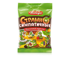 Изображение 2452 Мармелад 75 г Победа Вкуса Страшно симпатичные желейный м/уп