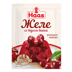Изображение 2641 Желе десертное Вишня Haas 50г/35