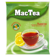 Изображение 3107 Напиток чайный раств. MacTea Лимон, м/уп 16г*20*50 