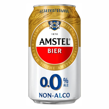 Изображение 3581 Пиво Амстел 0,33 ж/б  безалкогольное