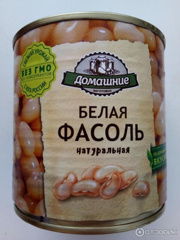 Изображение 3749 Фасоль белая натуральная ТМ Домашние секреты 360 гр ж/б
