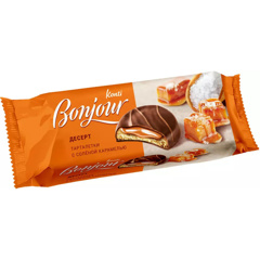 Изображение 3828 Печенье "Bonjour Konti" со вкусом соленой карамели, 220  г