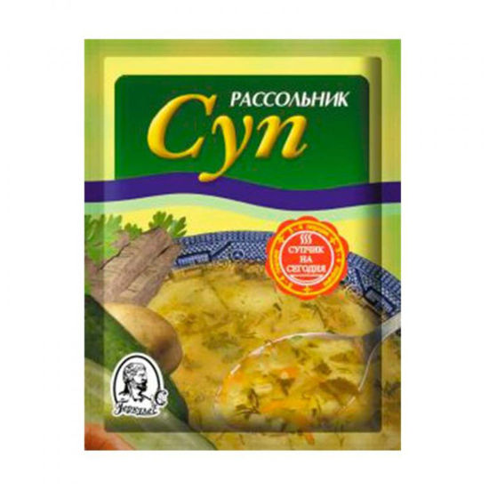 Изображение 4482 Суп 200 г Геркулес Рассольник бум/уп
