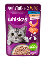 Изображение 4494 ТМ Whiskas Пауч 28*75г  Микс Рагу Утка/Печень
