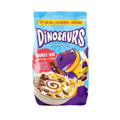 Изображение 4520 Готовые завтраки 200 г kellogg’s Dinosaurs Шоколадно-банановый микс к/уп