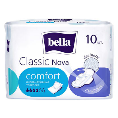 Изображение 4607 Прокладки Bella Classic Nova Komfort drainette 10шт (3*)