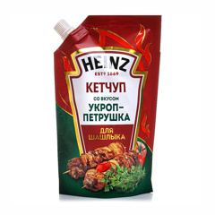 Изображение 4615 Кетчуп Хайнц  Укроп-Петрушка дой-пак 320 г