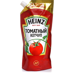 Изображение 4875 Кетчуп Хайнц Томатный дой-пак 550гр
