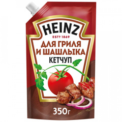 Изображение 5339 Кетчуп 800 г Heinz Томатный для гриля и шашлыка п/бут