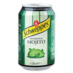 Изображение 5533 Напиток 330 мл Schweppes газированный Мохито ж/б