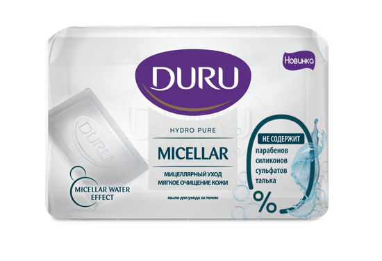 Изображение 6208 Мыло DURU HYDRO PURE мицеллярное 110г