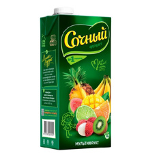 Изображение 6514 Сок 1 л Сочный Ананасовый нектар для д/п т/пак
