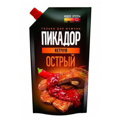 Изображение 6862 Кетчуп 300 г Пикадор Супер острый дой-пак